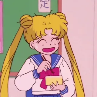 🌙 Sailor Moon Anime, Manga, Sailor, Maan, Cartoon, Meisje telegram sticker