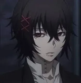 🖤 Juuzou Suzuya Tokyo Ghoul Anime, Seinen, Punti, Ghoul whatsapp sticker