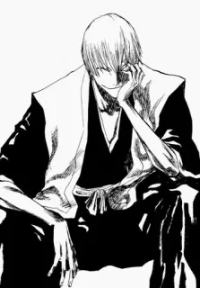 💙 Gin Ichimaru Bleach Anime, Manga, Personaggio, Gin, Ichimaru telegram sticker
