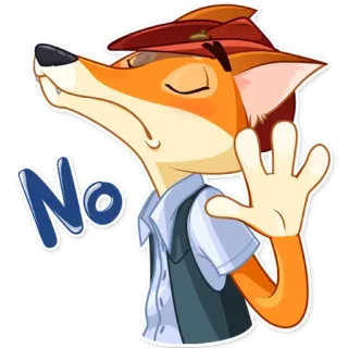 Cowboy Fox @stickerex telegram stickers