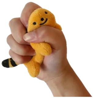 ✊ Stress, Schiacciare, Mano, Giocattolo, Peluche, Aggressività telegram sticker