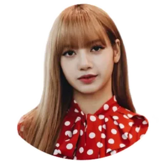 🙂 Lisa 리사, K팝, 블랙핑크, 가수, 연예인, 여자, 인물사진 telegram sticker