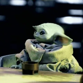 🟢 Baby Yoda The Mandalorian Baby Yoda, The Mandalorian, Grogu, Star Wars, süß, TV Serie whatsapp sticker