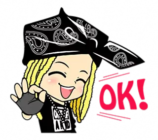 👌 OK! ok, agreement, positive, cartoon, animation telegram sticker