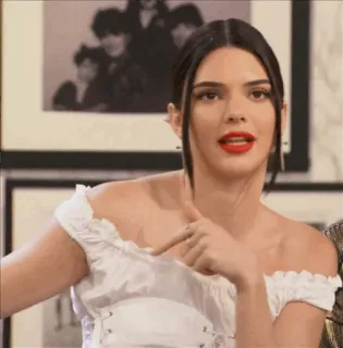 ✨ Kendall Jenner celebrità, donna, modella, persona telegram sticker