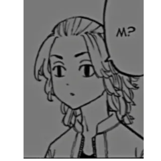 🤔 M? anime, personaggio, manga, domanda whatsapp sticker
