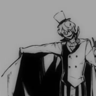 🎭 Anime, Manga, Charakter, Hut, Umhang telegram sticker