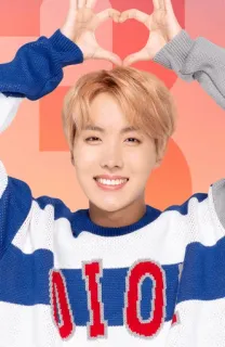 🧡 J-Hope K-POP, BTS, 韓国歌手, アイドル, セレブ, 音楽 telegram sticker