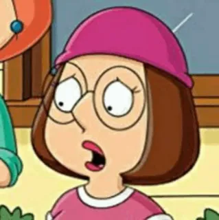 ▪️ Meg Griffin Family Guy 만화, 애니메이션, TV 프로그램, 코미디, 캐릭터, 멕, 그리핀 telegram sticker