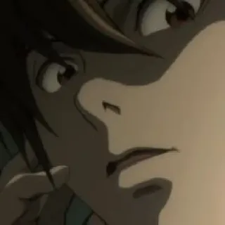 📓 Light Yagami Death Note Аниме, Death Note, Лайт, Ягами, Манга telegram sticker