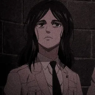 ❤️ Pieck Finger Attack on Titan アニメ, マンガ, 進撃の巨人, ピーク, 指 telegram sticker