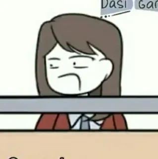 📍 Dasi Gan 漫画, 女性, 怒り, イライラ, 不満 telegram sticker