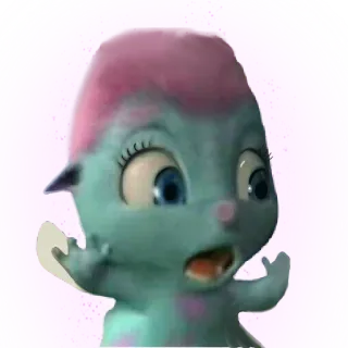 😱 Bibble Bibble, Fairytopia, Barbie, Y2K, carino, divertente telegram sticker