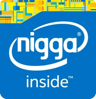 🌚 nigga inside offensive, slur, intel, parody, humor whatsapp sticker