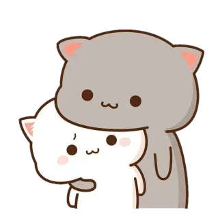 🤗 кошки, милые, животные, любовь, очаровательные telegram sticker