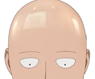 🤨 Saitama One-Punch Man Anime, Saitama, One-Punch Man, Héroe, calvo, Personaje, Manga telegram sticker