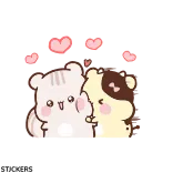 😽 Peach and Goma Milk and Mocha telegram sticker