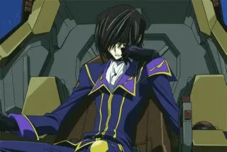 🤔 Lelouch Lamperouge Code Geass Anime, Charakter, Mecha, Lelouch, Lamperouge telegram sticker