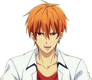 😏 Kyo Sohma Fruits Basket Anime, Manga, Nhân vật, Kyo Sohma, Fruits Basket telegram sticker