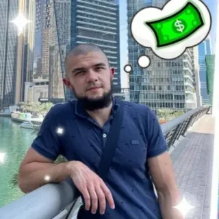 🤑 dinero, soñar, finanzas, riqueza whatsapp sticker