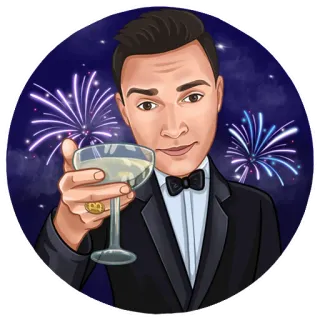 George GO @KIBERbiz telegram stickers