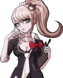 😒 Junko Enoshima Danganronpa Anime, Ragazza, Personaggio, Danganronpa, Junko Enoshima telegram sticker