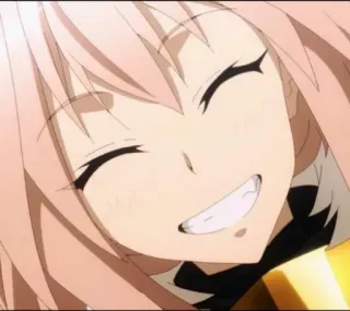 😁 Anime, Sourire, Joyeux, Mignon, Fille telegram sticker