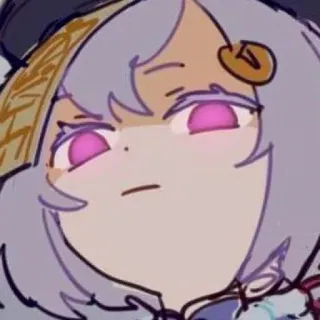 🎀 Qiqi Genshin Impact anime, videogame, Qiqi, Genshin Impact, schattig, uitdrukking whatsapp sticker