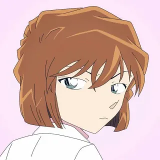 😒 Anime, Kreskówka, Portret, Kobieta, Postać, Ilustracja telegram sticker