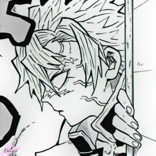 😡 Sanemi Shinazugawa Demon Slayer Anime, Demon Slayer, Sanemi Shinazugawa, Pilastro del Vento telegram sticker