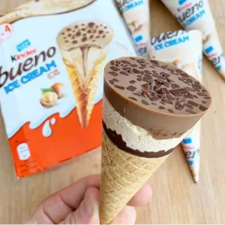 🍦 bueno ICE CREAM essen, eis, dessert, kinder bueno, schokolade, waffel, süß whatsapp sticker