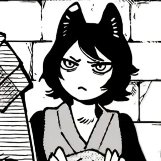 😾 Michiru Kagemori BNA: Brand New Animal telegram sticker
