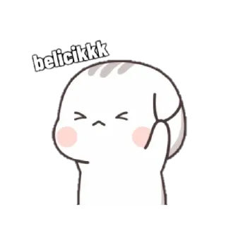 😣 belicikkk 만화, 귀여운, 캐릭터 telegram sticker