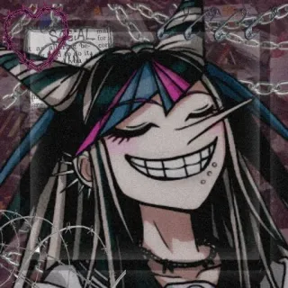 ✨ Ibuki Mioda Danganronpa アニメ, ダンガンロンパ, 澪田伊吹, 漫画, アニメーション, キャラクター telegram sticker