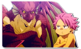 😤 Natsu Dragneel Fairy Tail anime, manga, dragon, fairy tail, natsu dragneel, cartoon telegram sticker