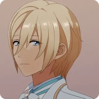 🧽 anime, blond, portret, personage telegram sticker