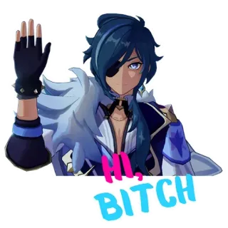 Genshin impact by @anime_stickerr telegram stickers