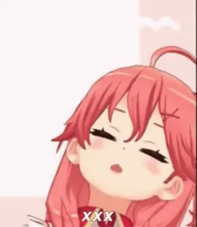 🌙 XXX 애니메이션, 여자, 만화, XXX telegram sticker