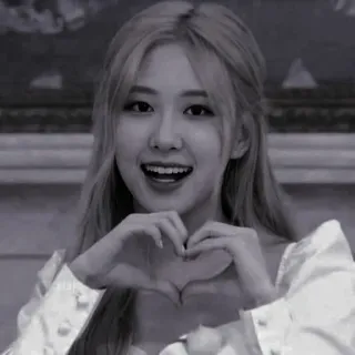 🥀 Rose kpop, rose, blackpink, chanteur, coeur, amour telegram sticker