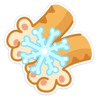 Новогодний Персик · @rugram telegram stickers