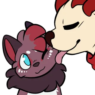 👅 Zorua Pokemon telegram sticker