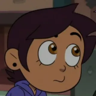 😨 Luz Noceda The Owl House Luz Noceda, cartoon character, The Owl House, animated, television, disney telegram sticker