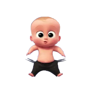 😳 Boss Baby The Boss Baby bebé, dibujos animados, animación, película, personaje telegram sticker
