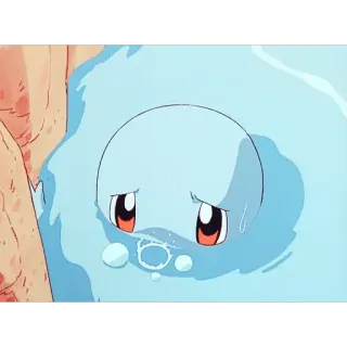 😞 anime, sad, tears, cute, character, cartoon telegram sticker