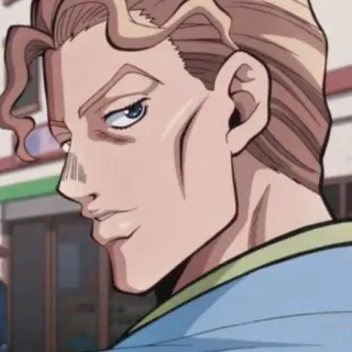 💥 Yoshikage Kira JoJo's Bizarre Adventure Anime, JoJo's Bizarre Adventure, Yoshikage Kira, Villano, Personaje whatsapp sticker