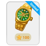 🎁 limited zegarek, luksus, złoto, czasomierz, akcesorium, edycja limitowana whatsapp sticker