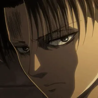 🗿 Levi Ackerman Attack on Titan Anime, Levi, Atak Tytanów, AOT, Postać anime, Manga telegram sticker