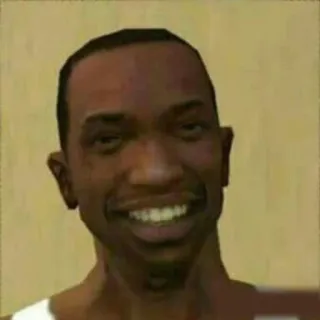 🌟 CJ Grand Theft Auto: San Andreas CJ, Grand Theft Auto, San Andreas, personagem, video game whatsapp sticker