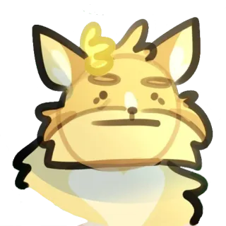 😐 猫, 卡通, 贴纸, 动物, 可爱 telegram sticker