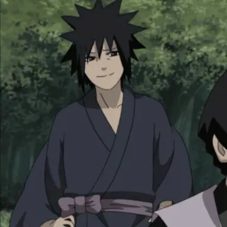 ⚖ Madara Uchiha Naruto anime, manga, uchiha, ninja, smiling telegram sticker